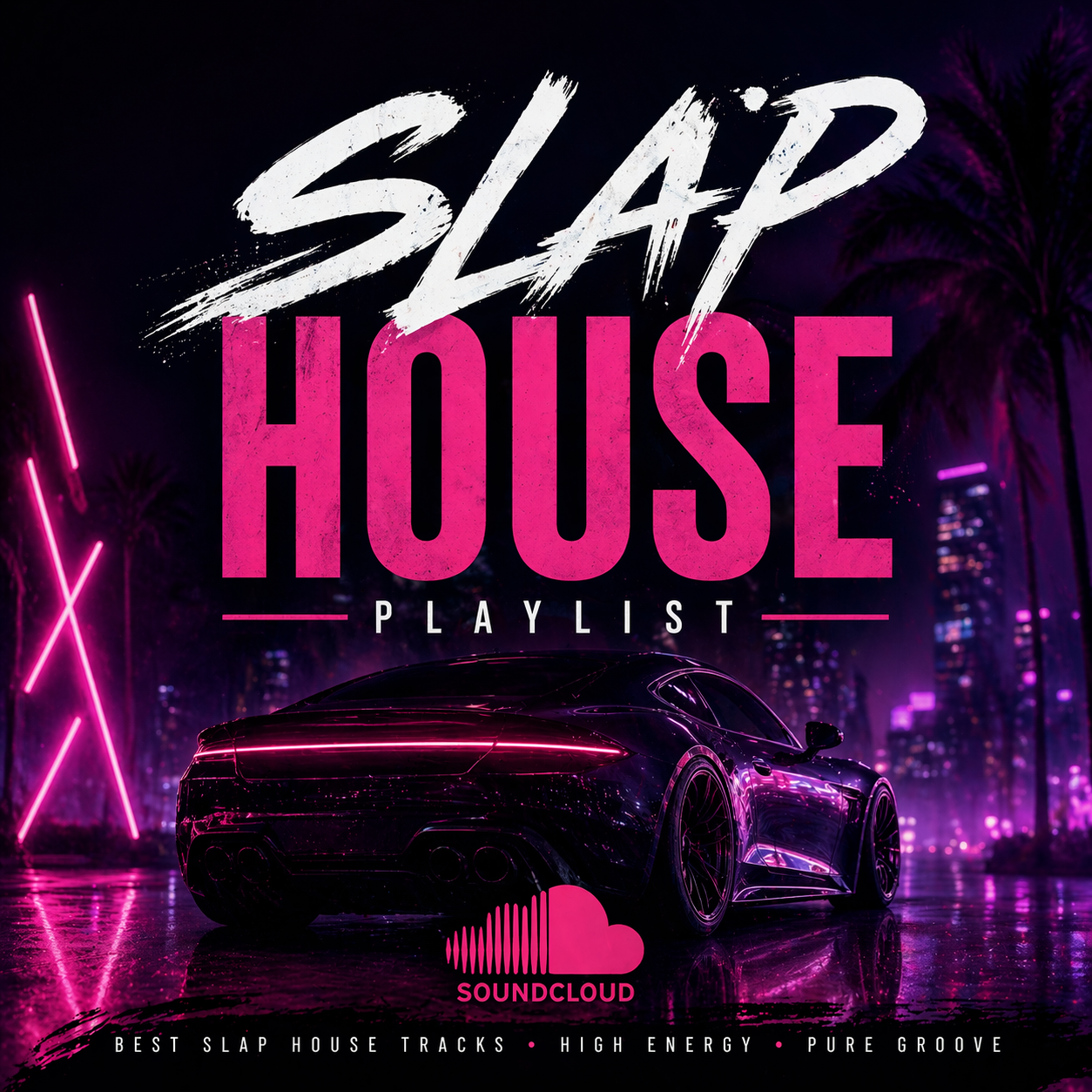Slap House Deep House Playlist Cover